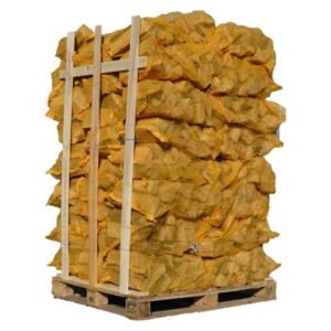 Bois de chauffage en filets – 33 cm – palette de 48 filets