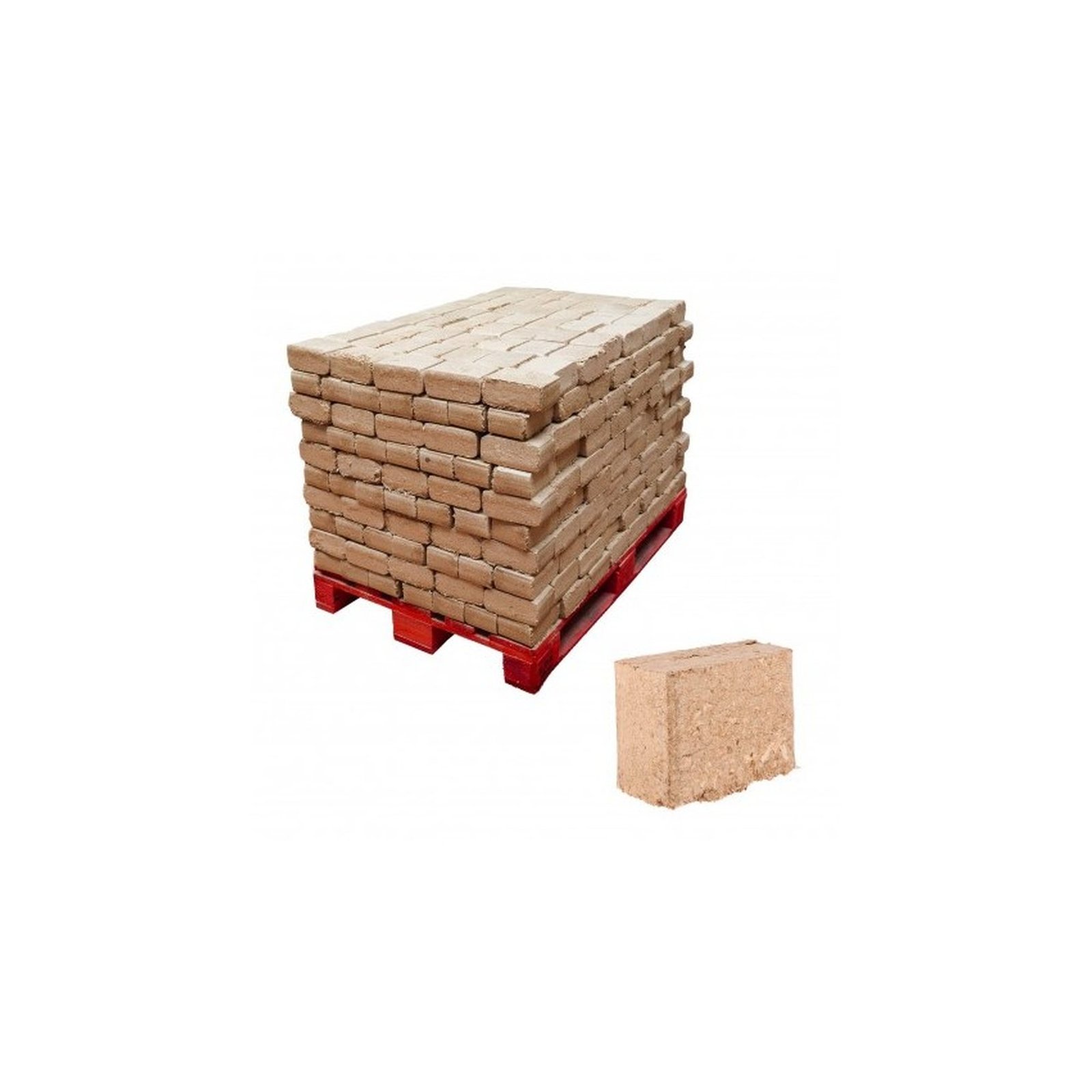 Bûches compressées – 270 unités – bois français