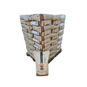Granulés de bois Badger – palette de 65 sacs