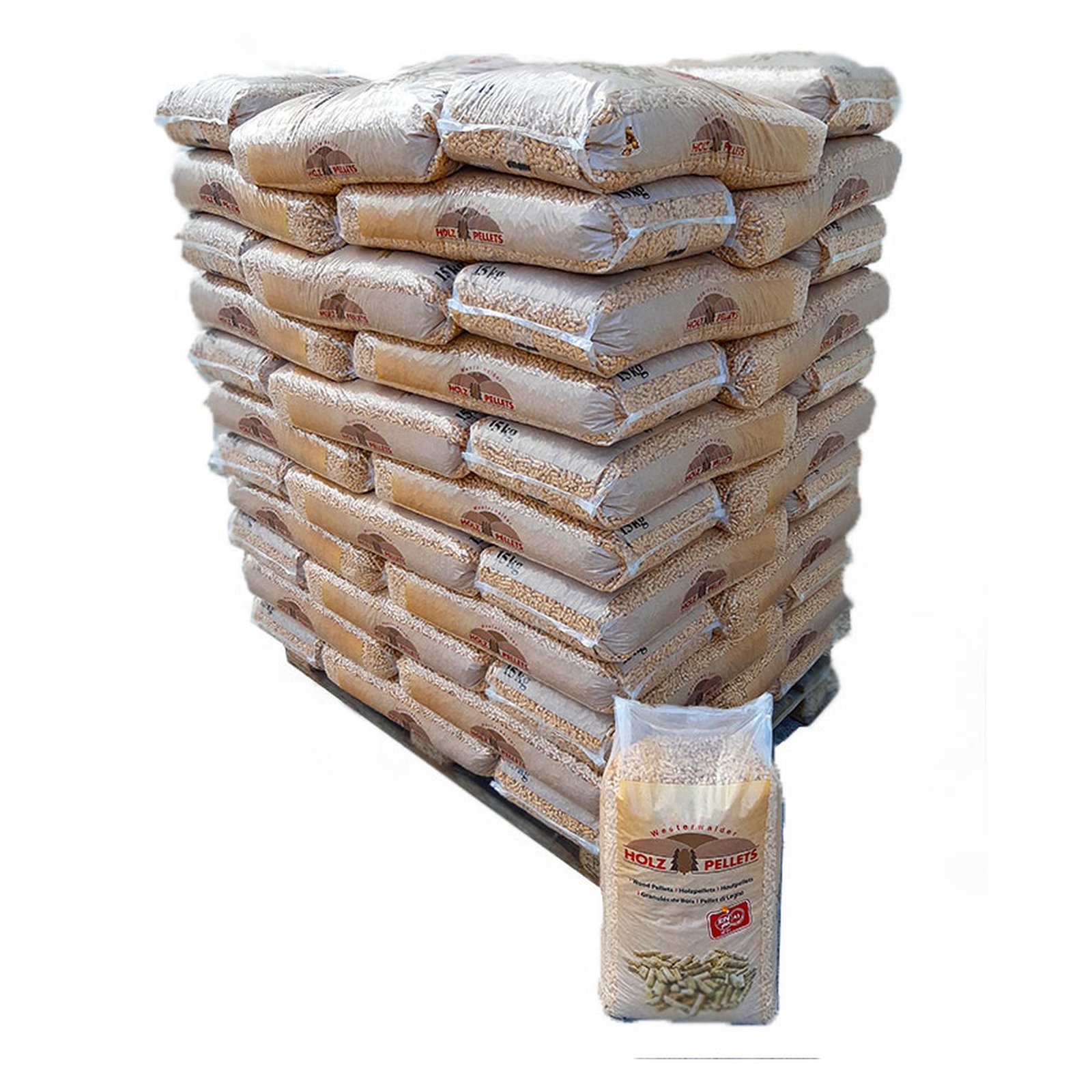 Granulés de bois Holz Westerwalder – demi-palette